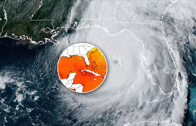 One factor in storm development is the sea surface temperature in regions where tropical cyclones are likely to form and develop. Photo Illustration by Jennifer Borresen