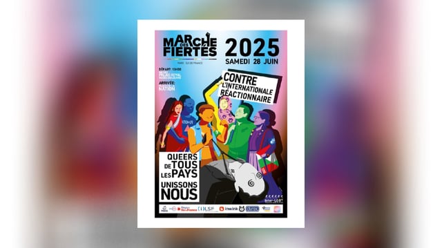 L’affiche de la «marche des fiertés» de Paris suscite de nombreuses réactions