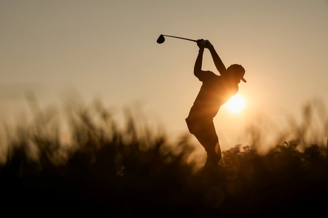 Sahith Theegala of the United States plays his shot from the 11th tee during the first round of the Arnold Palmer Invitational presented by Mastercard at Arnold Palmer Bay Hill Golf Course on March 02, 2023 in Orlando, Florida.