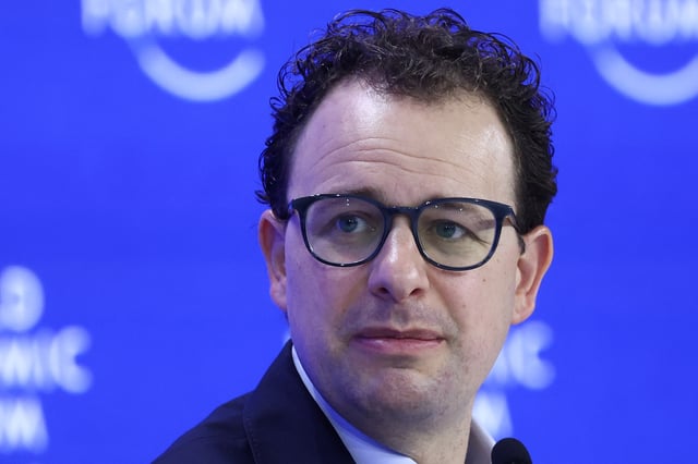 Dario Amodei, CEO and Co-Founder of Anthropic attends the 55th annual World Economic Forum (WEF) meeting in Davos, Switzerland, January 23, 2025. REUTERS/Yves Herman/File Photo