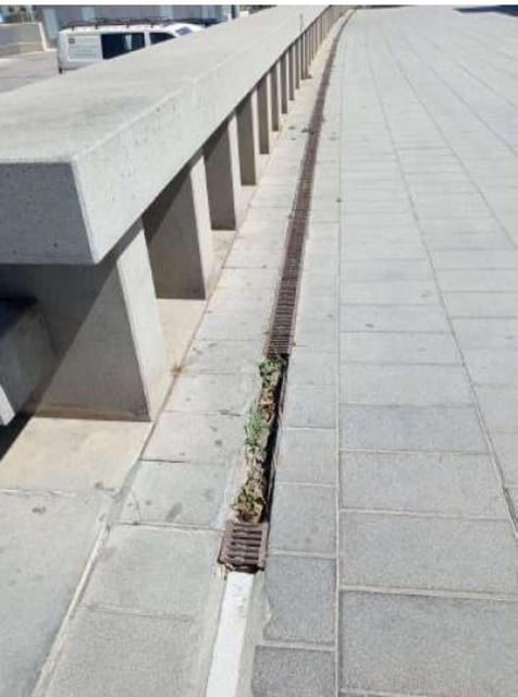 Desperfectos en la Marina de València
