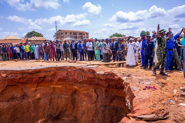 Banner image of Mokwa after the flooding, by the Nigerian National Emergency Management Agency via X.