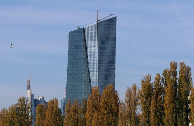 A view shows the European Central Bank (ECB) building, in Frankfurt, Germany October 27, 2022. REUTERS/Wolfgang Rattay/File Photo