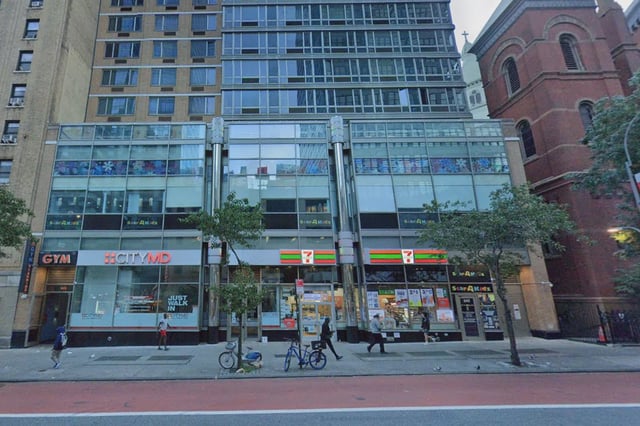 The address on West 42nd Street in Hell's Kitchen where police say a man was fatally shot on the street on June 4, 2025.