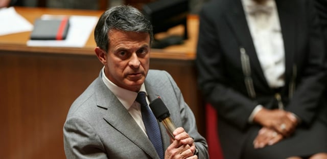Le ministre des Outre-mer Manuel Valls à l'Assemblée nationale, le 3 juin 2025 à Paris