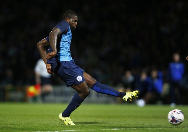 Football - Yeovil Town v Queens Park Rangers - Capital One Cup First Round - Huish Park - 11/8/15
QPR's Jay Emmanuel Thomas has a shot at goal
Mandatory Credit: Action Images / Andrew Couldridge/File Photo