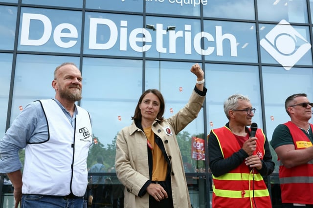 CGT chief Sophie Binet expressed pride over the dock workers actions