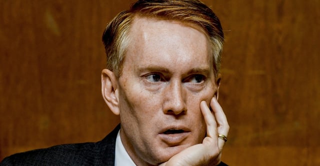 Senator James Lankford Republican from Oklahoma listens to witness during a Senate Subcommittee hearing on Appropriations Washington DC. June 13, 2017.