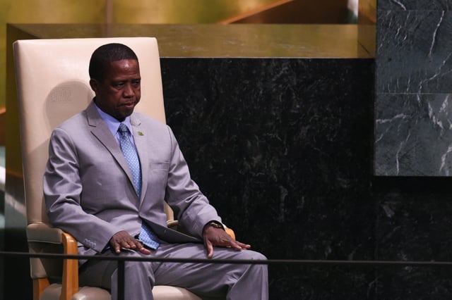 Zambia's former president Edgar Lungu had been receiving medical treatment in a clinic in South Africa