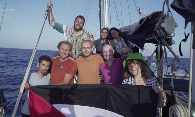 La « Flottille pour la liberté » a pris la mer le 1er juin direction Gaza.