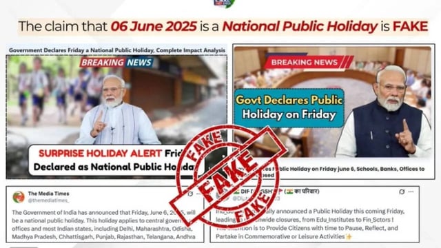 There Is No Public Holiday On June 6 Declared By The Government Of India