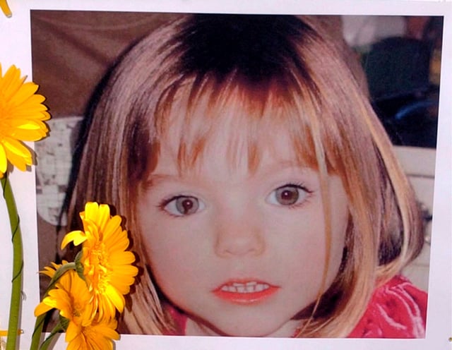 Madeleine McCann verschwand im Mai 2007 spurlos aus einer Hotelanlage in Portugal