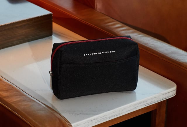 Brandon Blackwood for American Airlines amenity kit.