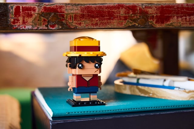 Lego's new "One Piece" BrickHeadz Monkey D. Luffy Figure features 136 pieces and is $9.99. Pre-orders for the character opened on June 5, 2025 and it will be available in stores on Aug. 1, 2025.