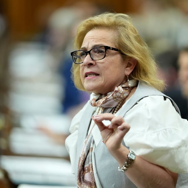 Minister of Immigration, Refugees and Citizenship Lena Diab speaks during Question Period. On Thursday Ms. Diab reintroduced a bill to grant citizenship to children born abroad to foreign-born Canadians.