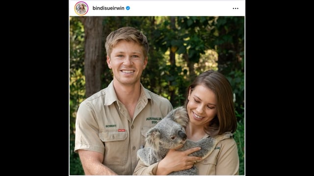 Bindi Irwin says she often feels like a second mother to her younger brother Robert Irwin.
