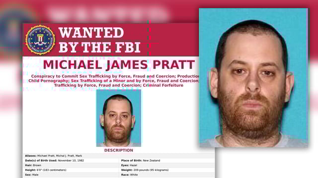 The FBI is offering a reward for tips that lead to Michael James Pratt’s arrest. 