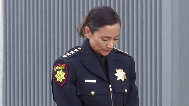 San Mateo County Sheriff Christina Corpus. (Nov. 14, 2024)