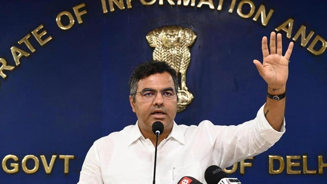 Delhi cabinet minister Parvesh Verma. (HT Photo)