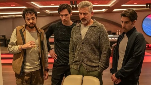 Mountainhead is led with a strong ensemble of performances from Ramy Youssef, Cory Michael Smith, Steve Carell, and Jason Schwartzman.