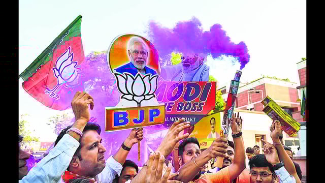 The election of 2024 was as much a story of the BJP’s decline as it was of the resurgence of the opposition and the comeback of coalitions. (HT Photo)