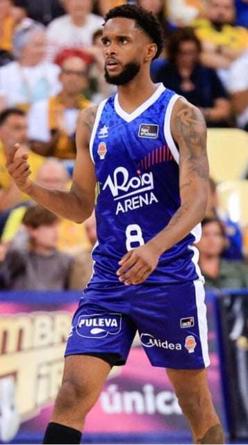 Jean Montero, durante el partido del miércoles en Gran Canaria. | ACB PHOTO/JESÚS DE LEÓN