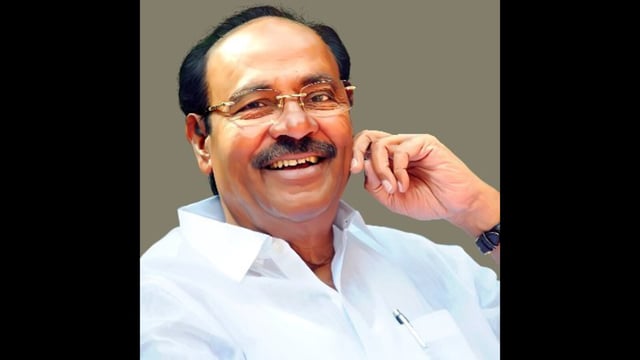 Amid the ongoing feud in PMK between father and son, MP Anbumani Ramadoss met his father and party founder S Ramadoss at their ancestral residence on Thursday (file photo)