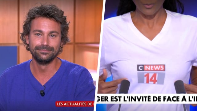 Bertrand Chameroy se moque de la nouvelle numérotation de CNews sur la TNT.