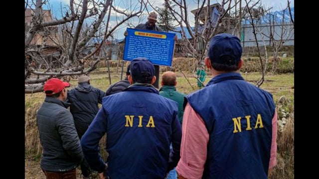 The National Investigation Agency (NIA) on Thursday conducted raids at 32 places in the Valley as part of its continuing investigations against terror conspiracy by Pakistan-backed proscribed terrorist organisations and their offshoots to destabilise Jammu and Kashmir. (PTI File)