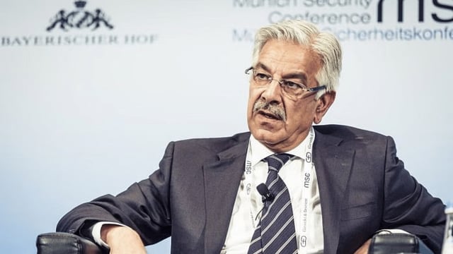 File photo of Pakistan Defence Minister Khawaja Asif | Commons
