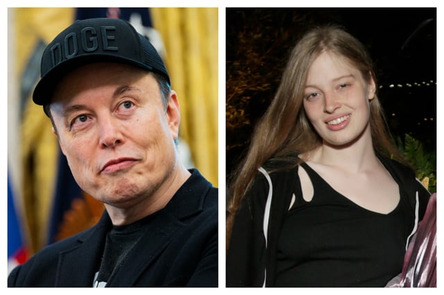 Elon Musk (L), pictured in the Oval Office of the White House in Washington, DC, on May 30, 2025. His daughter, Vivian Wilson, pictured at RuPaul&#39;s Drag Race All Stars 10 Red carpet &amp; Premiere Party at Gitano on May 08, 2025 in New York City.