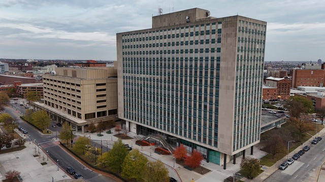 The Herbert R. O&#39;Conor State Office Building on N. Eutaw Street in Baltimore, Maryland. (Kevin Richardson/Staff)
