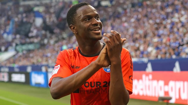 Ilyas Ansah im Trikot des SC Paderborn