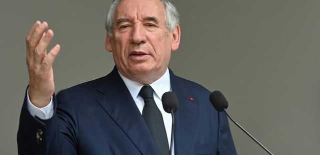 Le Premier ministre François Bayrou le 6 juin 2025 à Montpellier