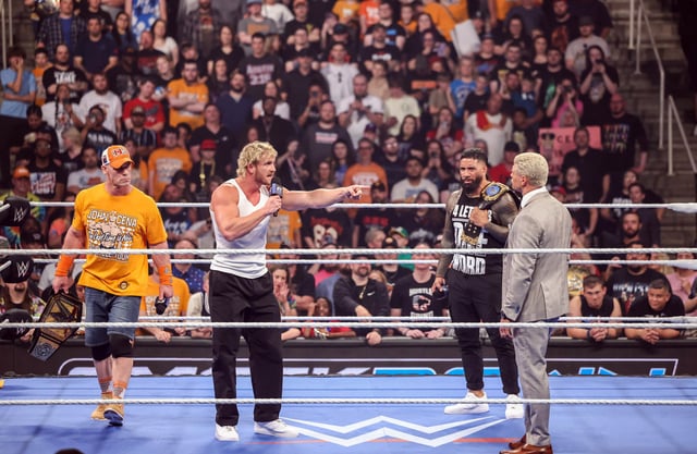 Cena and Paul will face Rhodes and Uso at Money in the Bank.