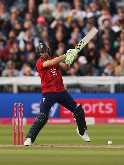 Cricket - First Twenty20 International - England v West Indies - Seat Unique Riverside, Durham, Britain - June 6, 2025 England's Jos Buttler in action Action Images via Reuters/Lee Smith