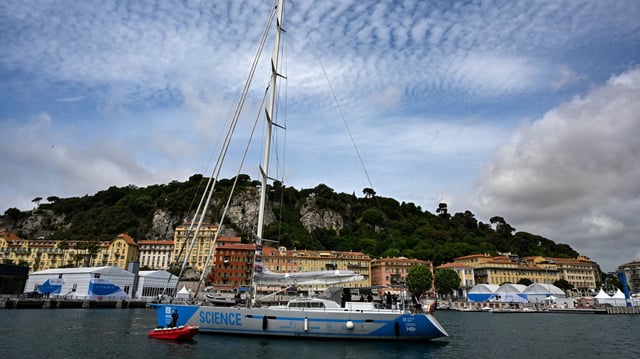 Accueil des bateaux de l’UNOC et lancement des visites au public au port de Nice, quai Entrecasteaux le 2 juin 2025.