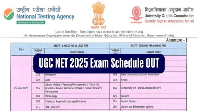 UGC NET Exam Date 2025 for 85 Papers Released at ugcnet.nta.ac.in