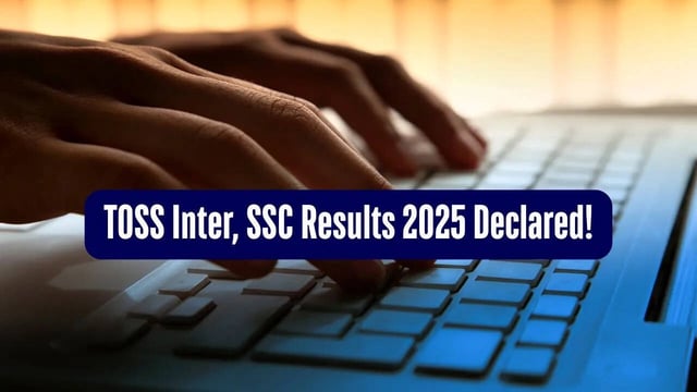 TOSS Inter, SSC Results 2025 Declared at telanganaopenschool.org