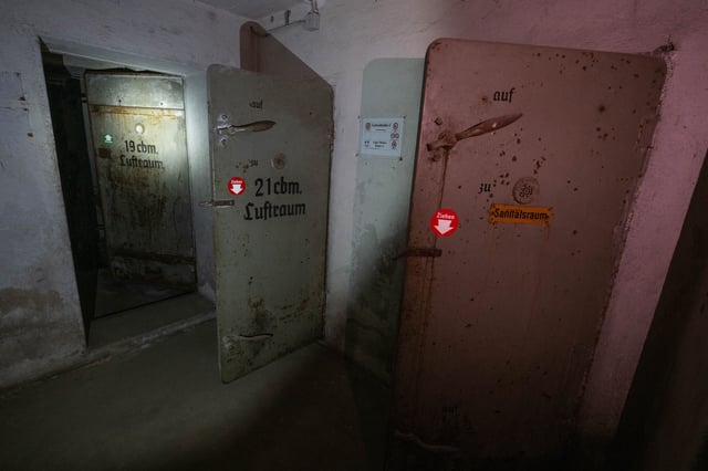 Luftschutzbunker im Osten von Frankfurt