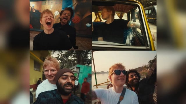 Ed Sheeran across India in new music video 'Sapphire' | Image: Youtube