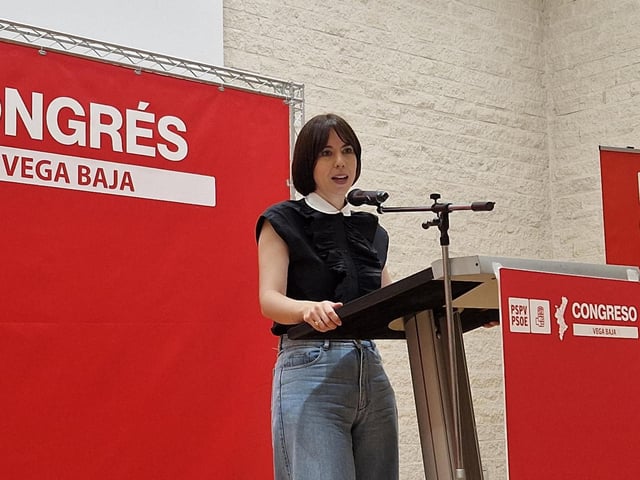 Diana Morant interviene en el congreso del PSPV en la Vega Baja