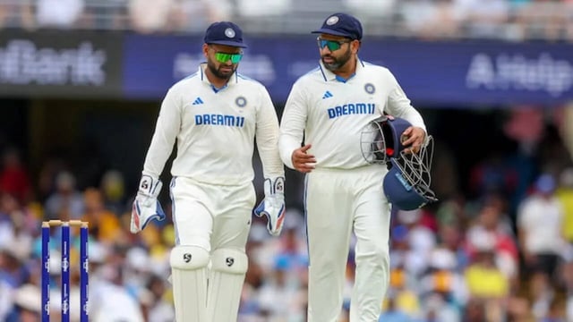 Rishabh Pant and Rohit Sharma
