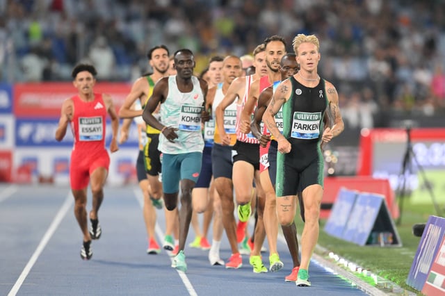 Robert Farken lief die drittschnellste Zeit eines Europäers in diesem Jahr über 1500 Meter.