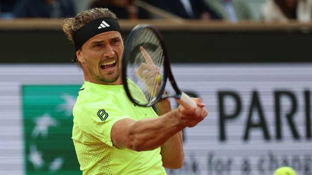 Alexander Zverev beim Turnier in Paris