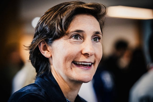 Amélie Oudéa-Castéra, alors ministre des Sports, à Paris, le 4 septembre 2024.