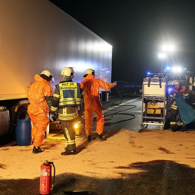 Lastwagen-Unfall auf der A3