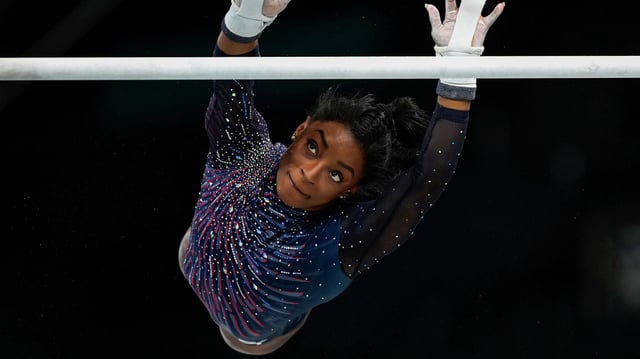 Simone Biles had harsh words for Riley Gaines.
