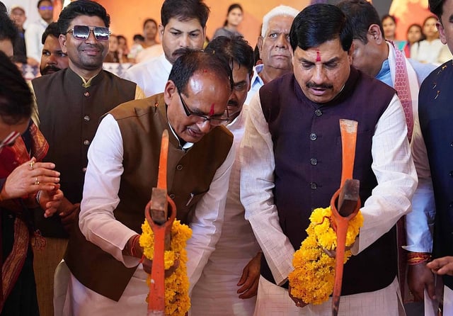 Both leaders appreciated each other at the foundation-laying ceremony