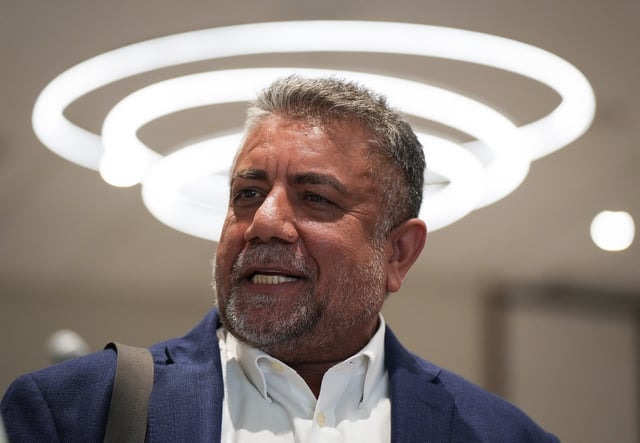 Liberal MP Sukh Dhaliwal at a meeting in Surrey, B.C., on Monday, September 26, 2022. Dhaliwal sends Carney made the wrong call inviting India's Narendra Modi to the G7 summit. THE CANADIAN PRESS/Darryl Dyck